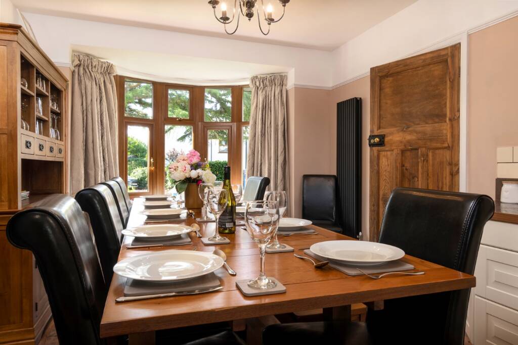 A laid table at Y Gorlan Holiday Home in Snowdonia