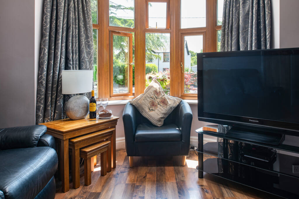 The lounge at Y Gorlan Holiday Home in Snowdonia