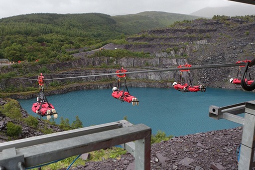 Velocity Zip line at Zip World